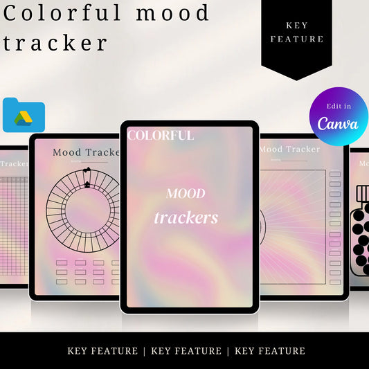 Colorful mood trackers