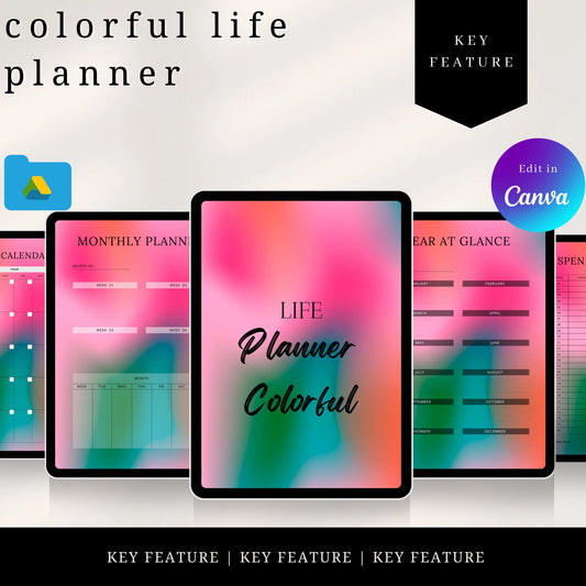 Colorful life planner